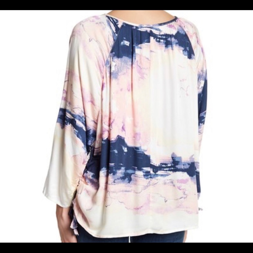 Lovestitch Boho Tie-dye Designed Top - Picture 2 of 8